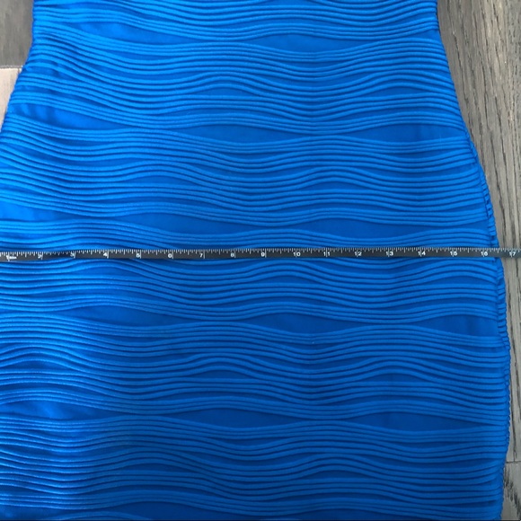 2/$15 MixMatch Wet Seal Blue Off Shoulder Stretchy Mini Dress - Picture 11 of 11